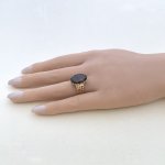 Vintage 9ct. Gold Quartz Ring.