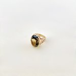 Vintage 9ct. Gold Quartz Ring.