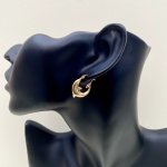 9ct. Gold Dolphin Hoop Earrings.