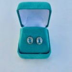 9ct. Solid Gold Topaz Stud Earrings.