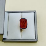 Antique 12ct. Gold Carnelian Fob Seal / Pendant.