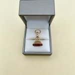 Antique 12ct. Gold Carnelian Fob Seal / Pendant.