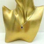 Silver / amethyst pendant.