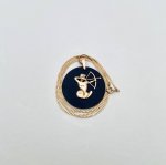 Hallmarked 9ct. Gold Sagittarius Pendant.