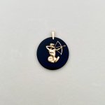 Hallmarked 9ct. Gold Sagittarius Pendant.