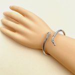 Silver Horse Bangle.