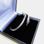 Silver Horse Bangle.