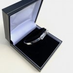 Silver Buckle bangle.