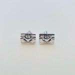 Quality Pair Silver Claddagh cufflinks.