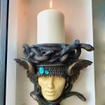 Medusa Candle-Holder.