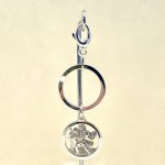 St. Christopher Silver Keyring.