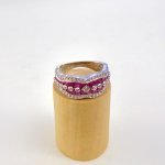 18ct. White Gold Ruby &amp; Diamond Ring. MASSIVE PRICE DROP 26% | €364 OFF!