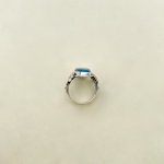 Vintage Silver Lapis Lazuli Ring.