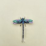 Dragonfly Brooch.  SOLD.