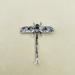 Dragonfly Brooch.  SOLD.