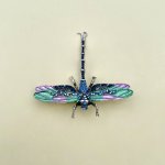 Dragonfly Brooch.  SOLD.