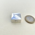 Silver Square Trinket Box.