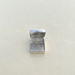 Silver Square Trinket Box.