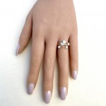 9ct. Solid Gold Opal Organic Raindance Ring.