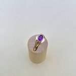 9ct. Solid Gold Amethyst Ring.