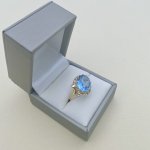 Vintage 9ct. Gold Topaz Ring. 