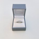 9ct. White Gold Half Eternity Ring. JUST IN!