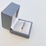 9ct. White Gold Half Eternity Ring. JUST IN!