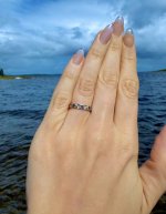 9ct. Gold Full Eternity Ring. 