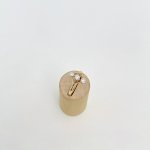 18ct. Gold &amp; Platinum Vertical 3-Stone Diamond Ring. NEW IN STOCK.