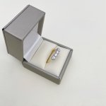 18ct. &amp; Platinum 4-stone Diamond Ring. NEW IN STOCK.