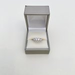 18ct. &amp; Platinum 4-stone Diamond Ring. NEW IN STOCK.