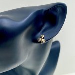9ct. Gold Shamrock Stud Earrings. NEW IN STOCK.