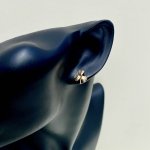 9ct. Gold Shamrock Stud Earrings. NEW IN STOCK.