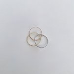 Vintage 9ct. Gold Trinity / Russian Wedding Band. NEW IN STOCK.