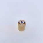 Hallmarked 18ct. Sapphire &amp; Diamond Ring. NEW IN STOCK.