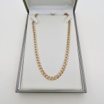 Hallmarked 9ct. Gold Curb Link Chain. NEW STOCK. SOLD.