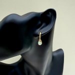 Hallmarked 9ct. Gold Opal Earrings. NEW STOCK.