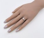 18ct. White Gold Diamond Ring set with Round &amp; Baguette Diamonds. NEW STOCK. 