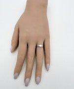 18ct. White Gold Diamond Ring set with Round &amp; Baguette Diamonds. NEW STOCK. 