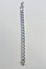 Sterling Silver Curb Link (Cuban Link) Chain Bracelet. NEW STOCK.