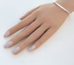 Sterling Silver Solid Oval Cuff Bangle.  NEW STOCK.