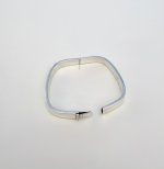 Sterling Silver Square Bangle. NEW IN STOCK.