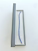 Silver Tennis Bracelet with Purple Gems. NEW STOCK.