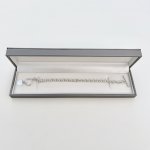 Silver Link Bracelet with Heart Charm. NEW STOCK.