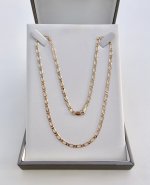 9ct. Yellow Gold Figaro Chain Necklace. 18" NEW STOCK