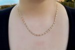 9ct. Yellow Gold Figaro Chain Necklace. 18" NEW STOCK