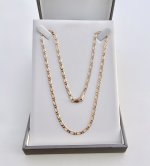 9ct. Yellow Gold Figaro Chain Necklace. 18" NEW STOCK