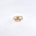 Hallmarked 9ct. Yellow Gold Claddagh Ring. NEW STOCK.