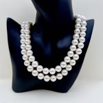 Pearl Necklace 12 mm. Double Row. NEW STOCK.