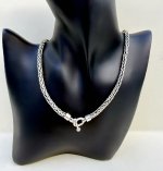 Silver 18½" Foxtail Chain. NEW STOCK.